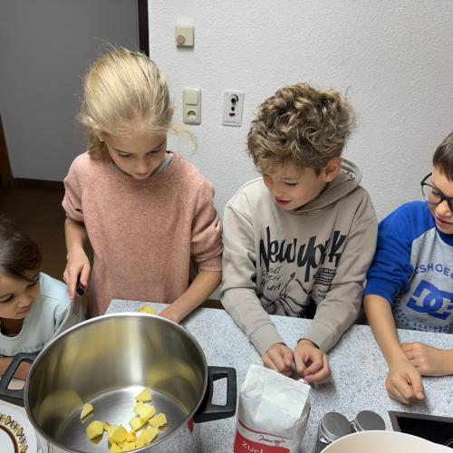 Äpfel schneidne 
