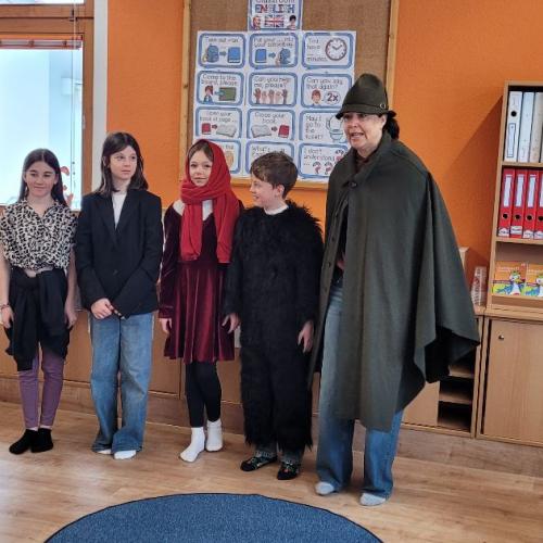 Besuch aus der Mittelschule